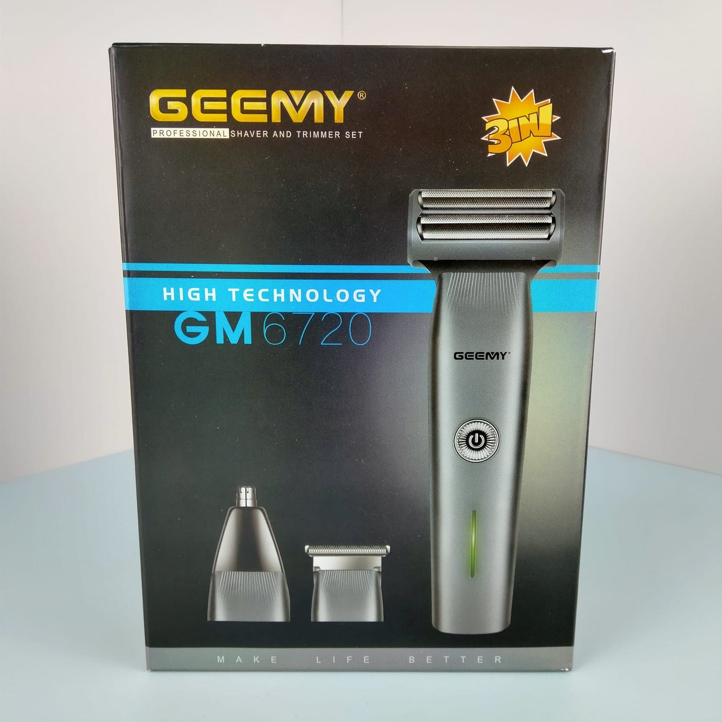 Geemy GM7620 / Daling 3-in-1 Rechargeable Grooming Kit for Men | ALL BAZAR