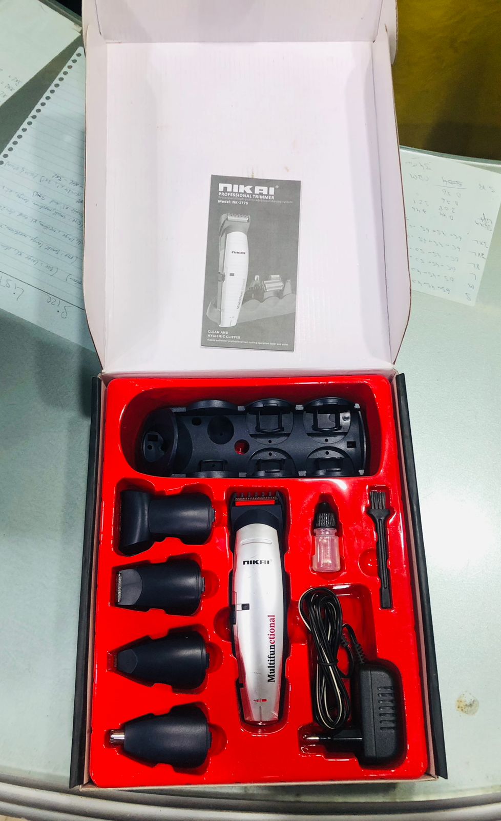 Nikai NK-1775 Professional Hair & Body Trimmer – Advanced Shaving System | ALL BAZAR