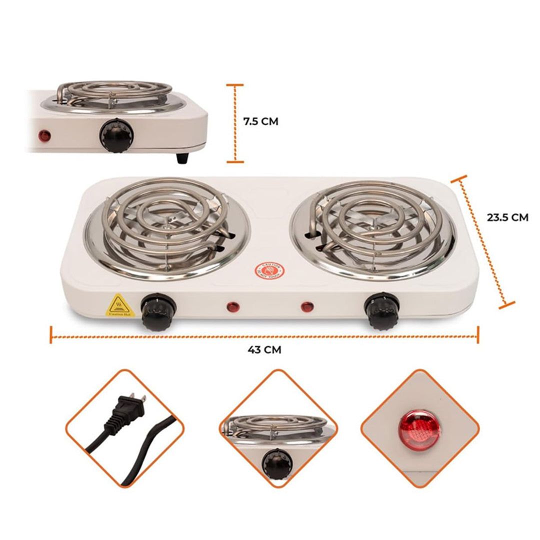 Double Hot Plate & Cooker Electric Stove – Premium Raf Brand | ALL BAZAR