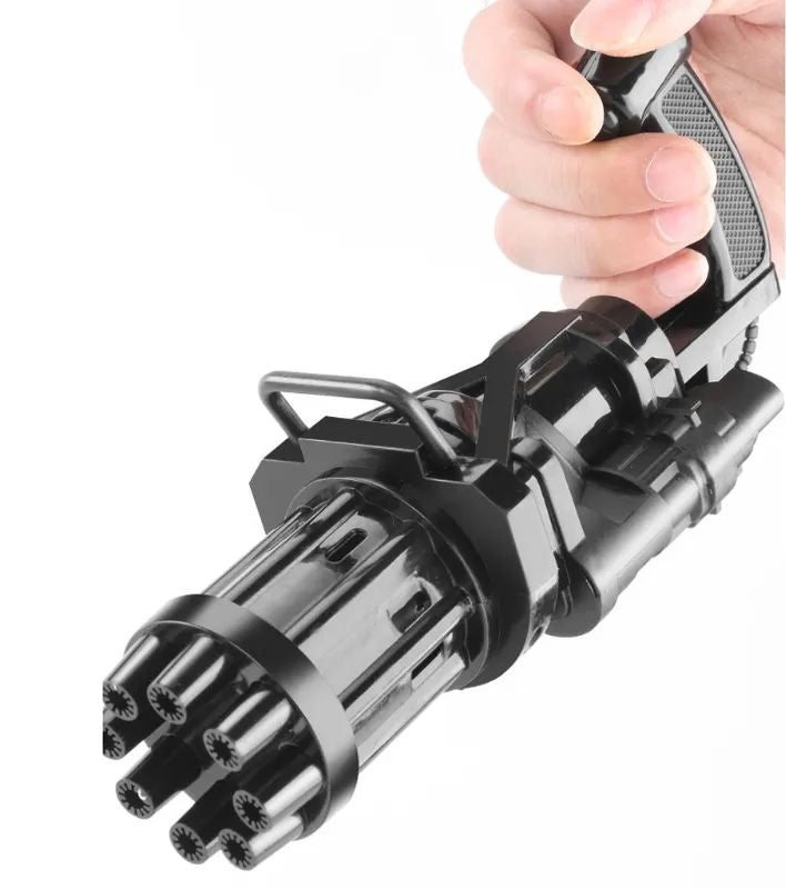 🫧 Kids Automatic Bubble Gatling Gun | Summer Soap Bubble Machine | Outdoor Fun Toy