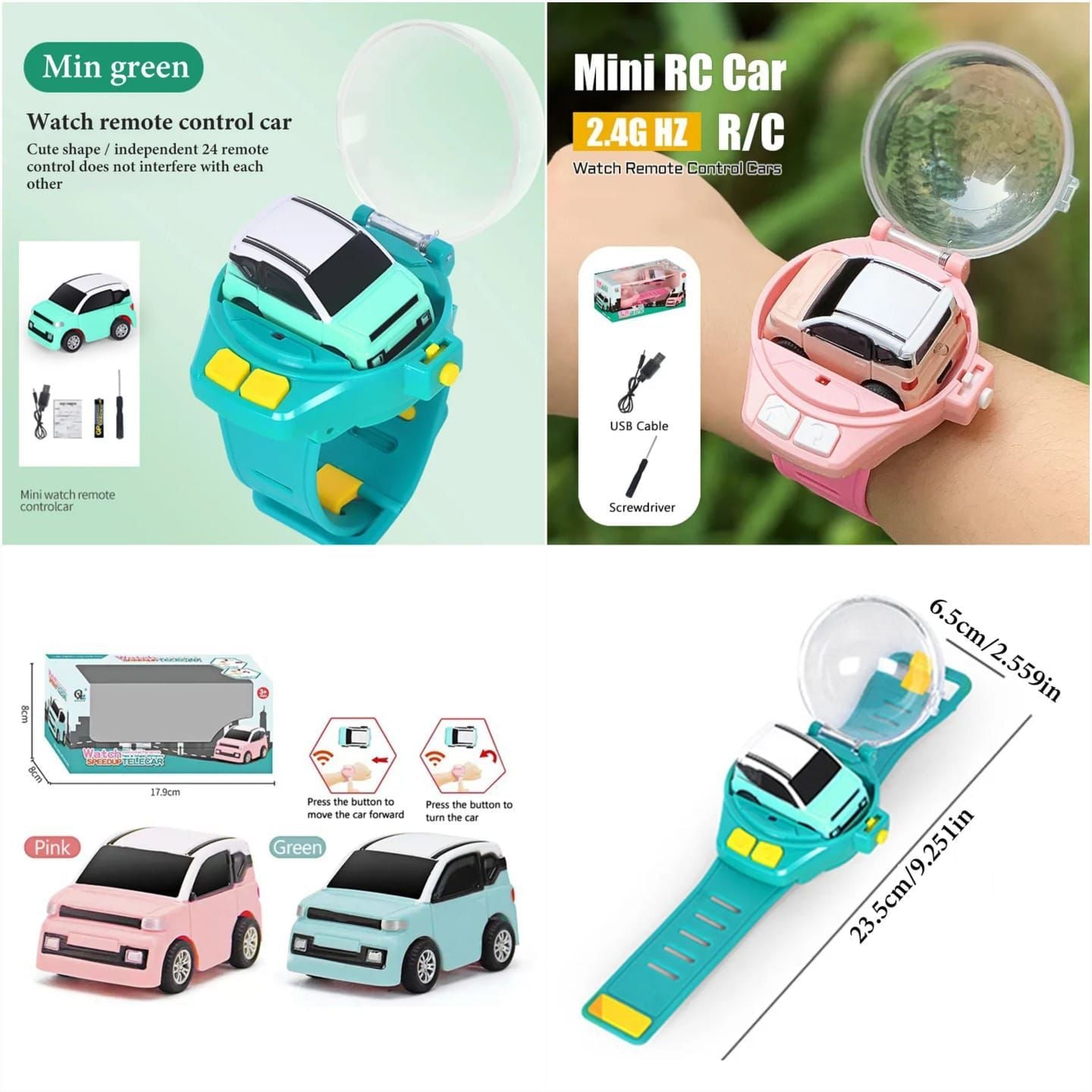 Mini Watch Controlled RC Car for Kids – Remote via Wrist Watch | ALL BAZAR