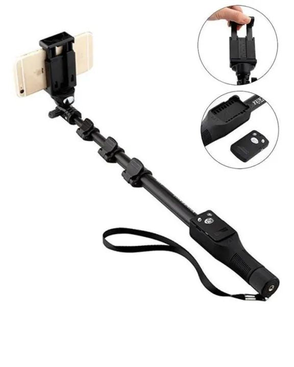YT 1288 Bluetooth Selfie Stick with Tripod & Remote | ALL BAZAR