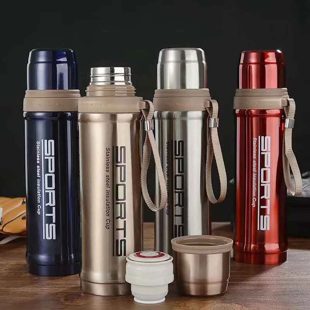 Sports Vacuum Flask 750ml – Stainless Steel Hot & Cold Thermos Water Bottle | ALL BAZAR