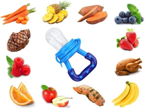 🍼 Combo Baby Spoon Feeder Bottle + Free Fruit Pacifier | ALL BAZAR