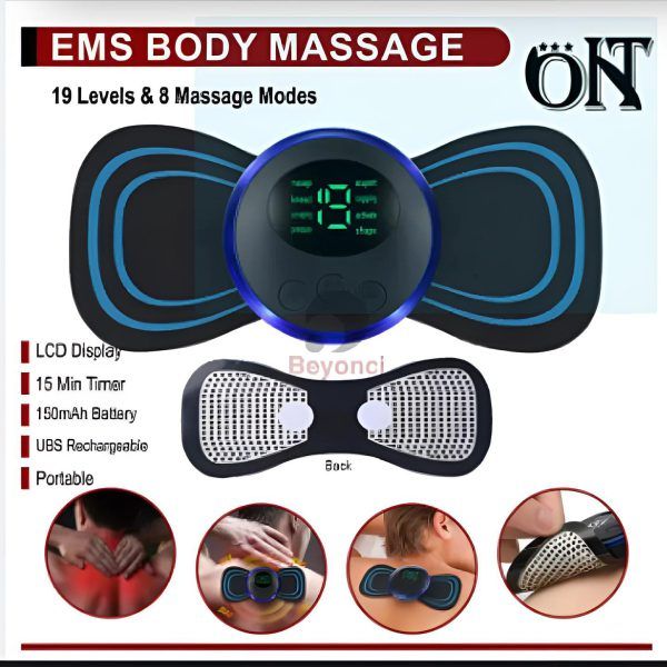 Pack of 2 Massagers – Mini EMS Massager & Foot Massage Pad | Relaxation & Pain Relief | ALL BAZAR