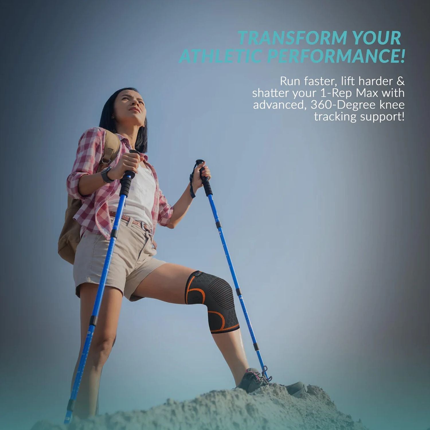 Knee Support Compression Sleeve – Pain Relief, Arthritis & Injury Recovery | ALL BAZAR