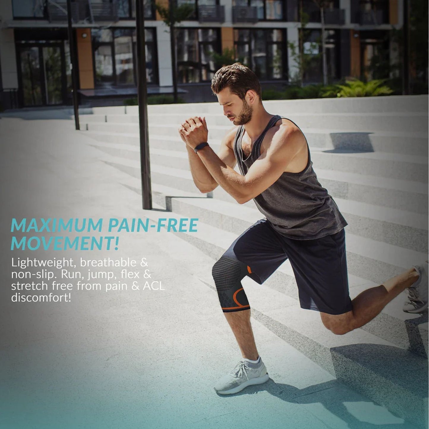 Knee Support Compression Sleeve – Pain Relief, Arthritis & Injury Recovery | ALL BAZAR