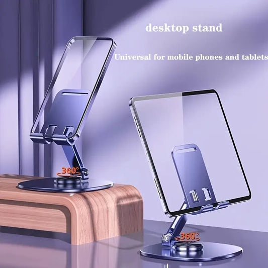 Metal Mobile Holder – 360° Rotatable Phone Stand with Carbon Steel Plate | ALL BAZAR