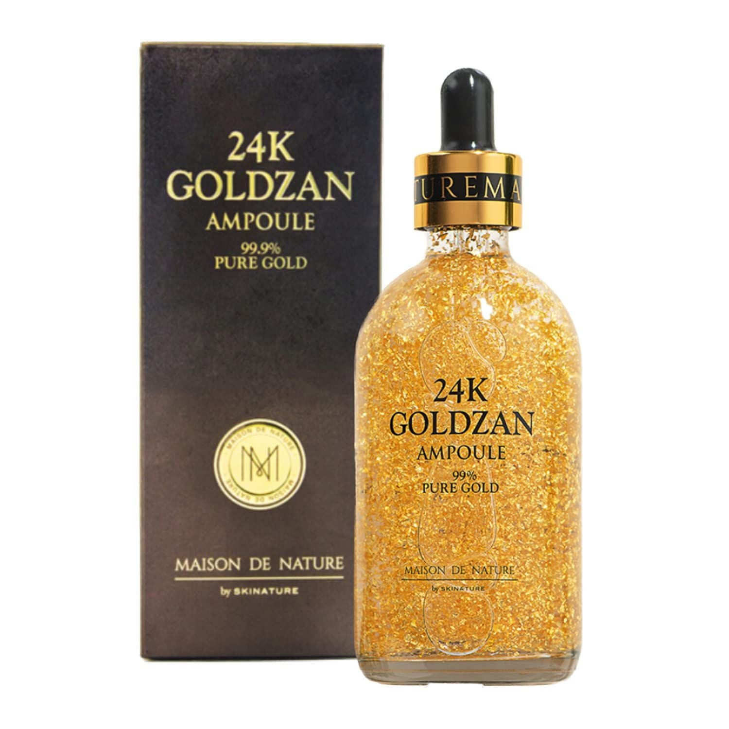 24K Goldzan Facial Serum Ampoule 99.9% Pure Gold – Anti-Aging & Brightening 100ml | ALL BAZAR