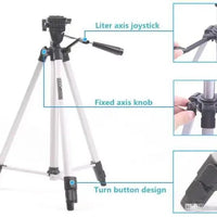 53” Tripod Stand – Lightweight & Adjustable Camera & Mobile Stand | ALL BAZAR