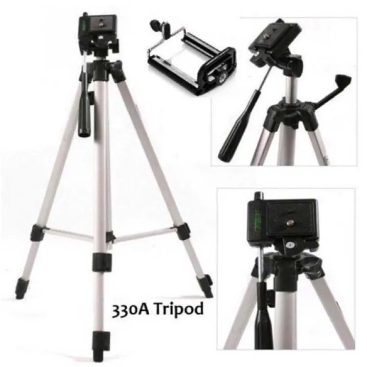 53” Tripod Stand – Lightweight & Adjustable Camera & Mobile Stand | ALL BAZAR