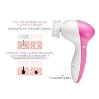 5 in 1 Dual-Frequency Facial Massage & Cleansing Brush | Skin Care Device | ALL BAZAR