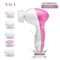 5 in 1 Dual-Frequency Facial Massage & Cleansing Brush | Skin Care Device | ALL BAZAR