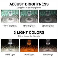 Modern Crystal Glass Desk Lamp – Elegant Bedroom & Living Room Bedside Lighting | ALL BAZAR