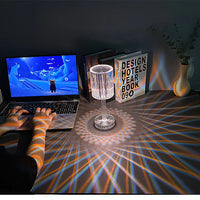 Modern Crystal Glass Desk Lamp – Elegant Bedroom & Living Room Bedside Lighting | ALL BAZAR