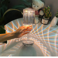 Modern Crystal Glass Desk Lamp – Elegant Bedroom & Living Room Bedside Lighting | ALL BAZAR