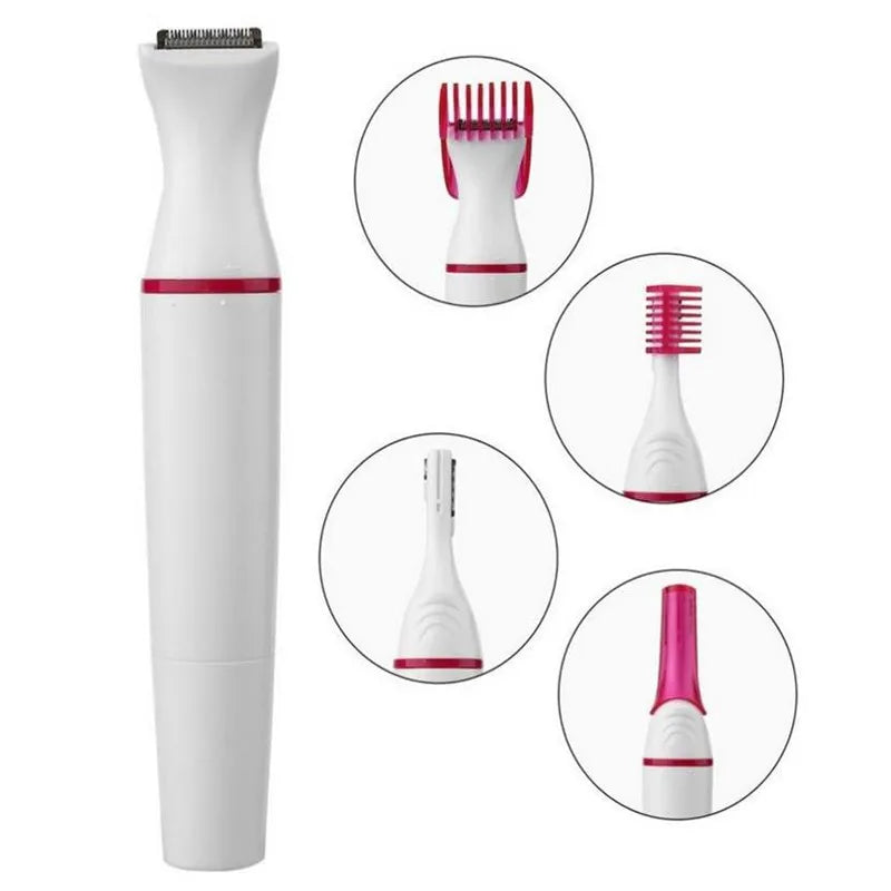 Veet 5-in-1 Multifunction Electric Trimmer – Painless Epilator for Face, Body & Eyebrows | ALL BAZAR