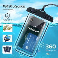 4-Universal Mobile Phone Waterproof Bag – Transparent 3-Layer Sealed Case, Dustproof & Underwater Pouch | ALL BAZAR
