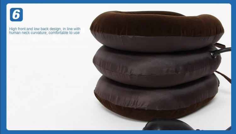 Inflatable Neck Stretcher Air Traction Device – Cervical Collar Pillow for Pain & Stress Relief | ALL BAZAR