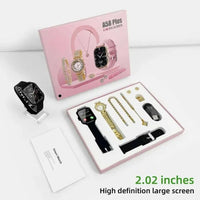 A58 Plus Smart Watch & Women’s Jewellery 5-in-1 Luxury Gift Set | ALL BAZAR