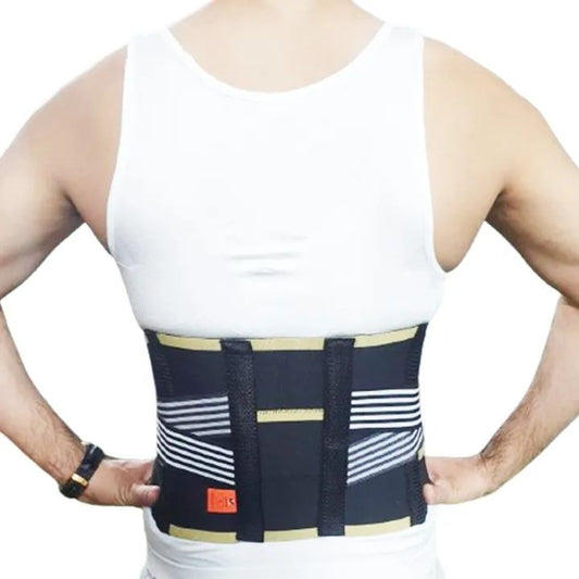 Adjustable Back Support Belt with Steel Plate – Lower Back Pain Relief | ALL BAZAR