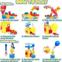 Car Balloon Launcher Toy – STEM Air Powered Racer for Kids | ALL BAZAR