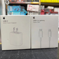 Apple 20W USB-C Power Adapter + 1M Type-C to Lightning Cable – Fast Charger for iPhone & iPad | ALL BAZAR