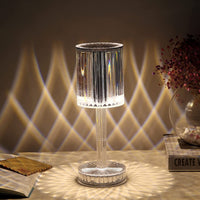 Modern Crystal Glass Desk Lamp – Elegant Bedroom & Living Room Bedside Lighting | ALL BAZAR