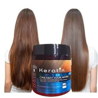 Blue Keratin Creamy Hair Mask 500ml | Deep Nourishing Hair Treatment | ALL BAZAR