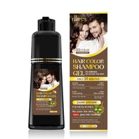 Chirs Hair Color Shampoo Gel – Dark Brown & Black | ALL BAZAR