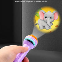 🔦  Flashlight Projector Torch for Kids – 24 Image Story Lamp | ALL BAZAR