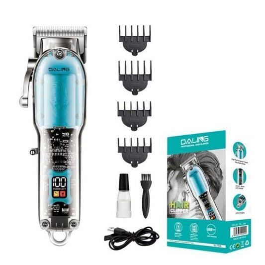 Daling Transparent Body Hair Cutting Machine – Cordless Rechargeable Trimmer & Shaver | ALL BAZAR