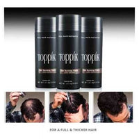Toppik Caboki Hair Building Fibers – Instantly Thickens Thin Hair (27.5g Black) | ALL BAZAR