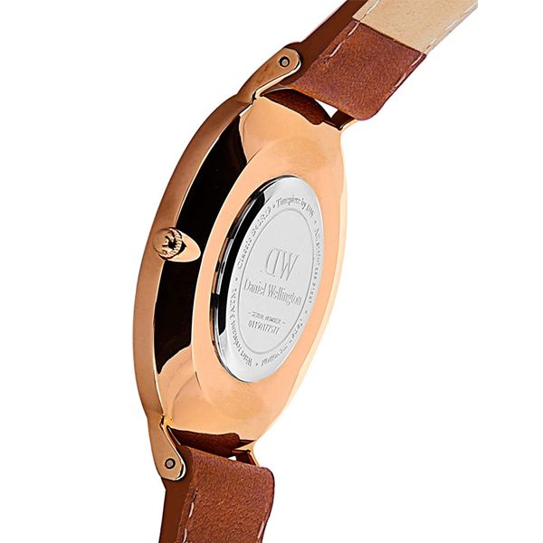 DW Men’s Leather Strap Wrist Watch – Classic Analog Luxury Timepiece | ALL BAZAR