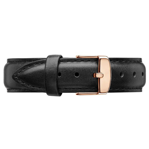 DW Men’s Leather Black Strap Wrist Watch – Classic Analog Luxury Timepiece | ALL BAZAR