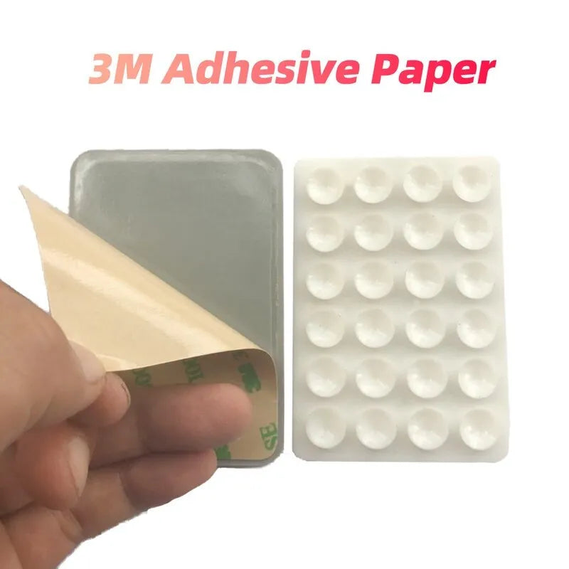 4-Silicone Suction Pad Phone Holder – Self-Adhesive Rubber Sucker for VR & Mobile Accessories | ALL BAZAR