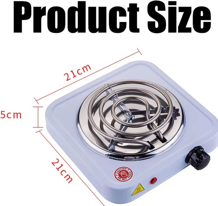 Electric Stove Hot Plate – Single Coil Burner 1000W | Portable Travel Cooking Appliance | ALL BAZAR