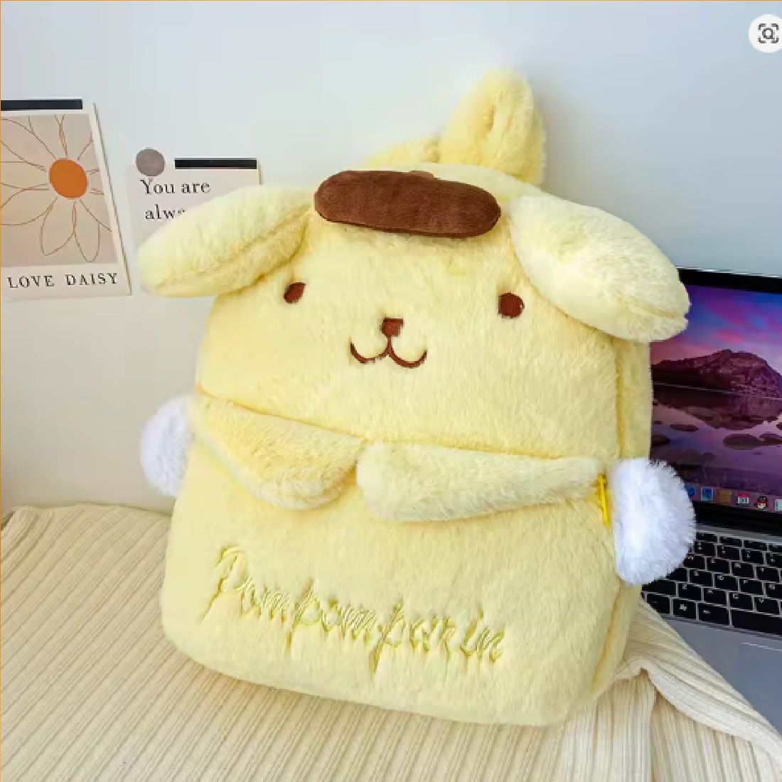 Hello Kitty My Melody Kuromi Plush Backpack – Kawaii Anime School & Travel Bag | ALL BAZAR