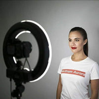 26cm LED Ring Light with Phone Holder – Single Color | ALL BAZAR