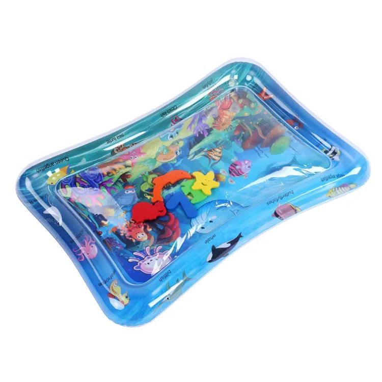 🐠 Inflatable Tummy Time Water Mat for Babies – Sensory Play & Muscle Training | ALL BAZAR