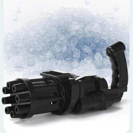 🫧 Kids Automatic Bubble Gatling Gun | Summer Soap Bubble Machine | Outdoor Fun Toy