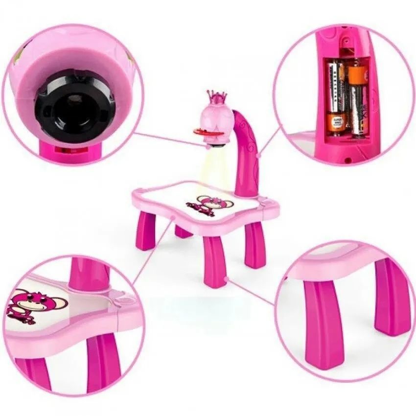 🎨 Kids Drawing Projector Sketch Desk – Learn to Draw Art Toy with Tracing Slides | ALL BAZAR