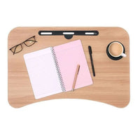 Foldable Laptop Table with Cup & Tab Holder – Multipurpose Bed & Study Desk | ALL BAZAR