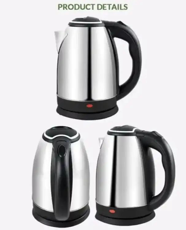 Electric Kettle – Premium Quality Polished Body | Automatic Shut-Off & Fast Boil – ALL BAZAR