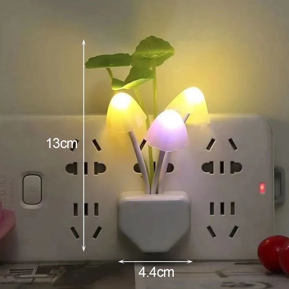 Mushroom Wall Light-Control Sensor Night Light – Auto Induction Dream Lamp for Bedroom & Home Decor | ALL BAZAR