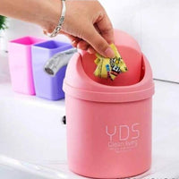 Mini Table Desktop Dustbin – Small Trash Bin for Car, Office, Home & Study Table | ALL BAZAR