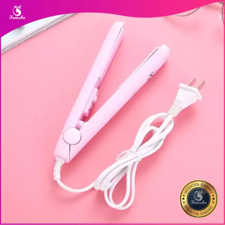 Mini Hair Straightener – Wet & Dry Use + Free Gift 🎁 | ALL BAZAR