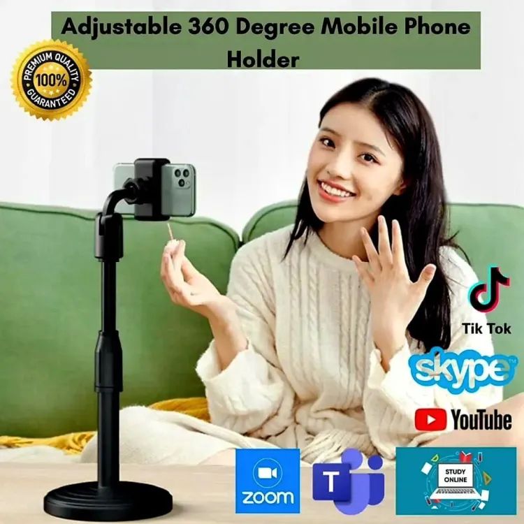 L8 Adjustable Mobile Phone Holder Stand – Universal Table Desk Stand | ALL BAZAR