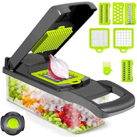12 in 1 Nicer Dicer Plus Vegetable & Fruit Cutter – Multi-Functional Kitchen Chopper | ALL BAZAR