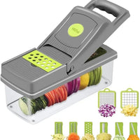 12 in 1 Nicer Dicer Plus Vegetable & Fruit Cutter – Multi-Functional Kitchen Chopper | ALL BAZAR